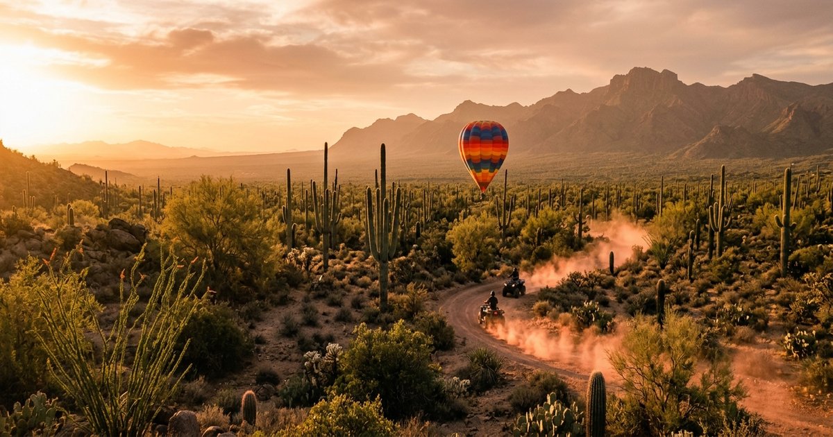 Scottsdale Desert Bachelor Party Activities: ATV vs Balloon vs Tubing